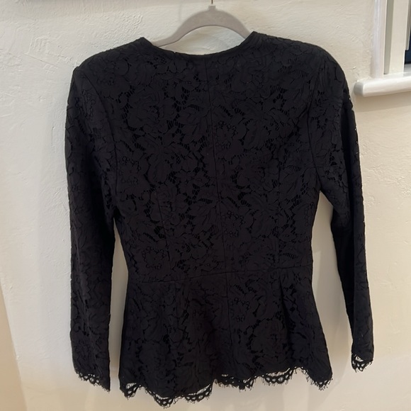 NWT Cupcakes and Cashmere Black Lace Tess Blazer Size Small - Picture 9 of 9